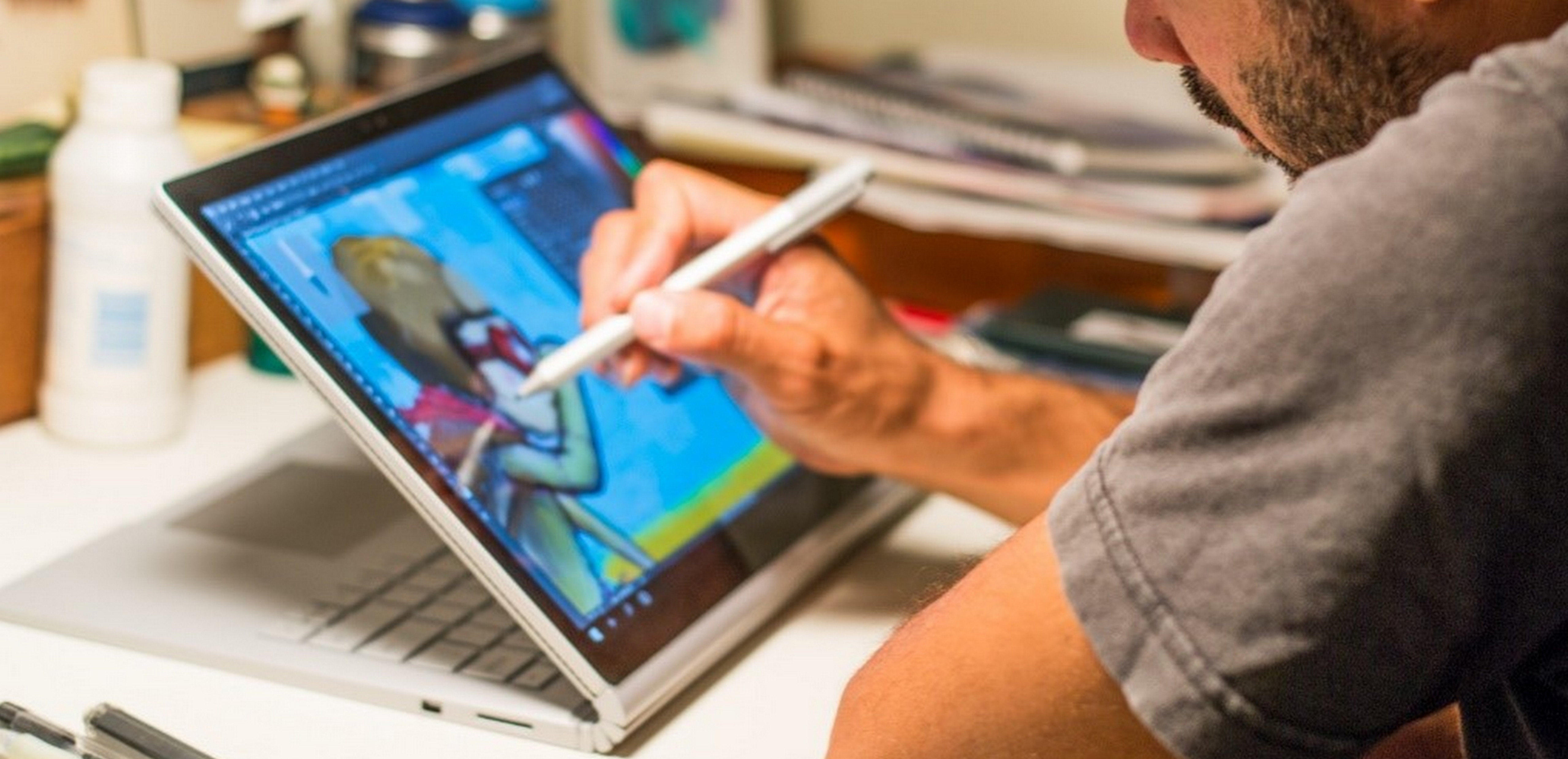 Designed on Surface: Lucas Aoki creates a stunning mural with Surface Book