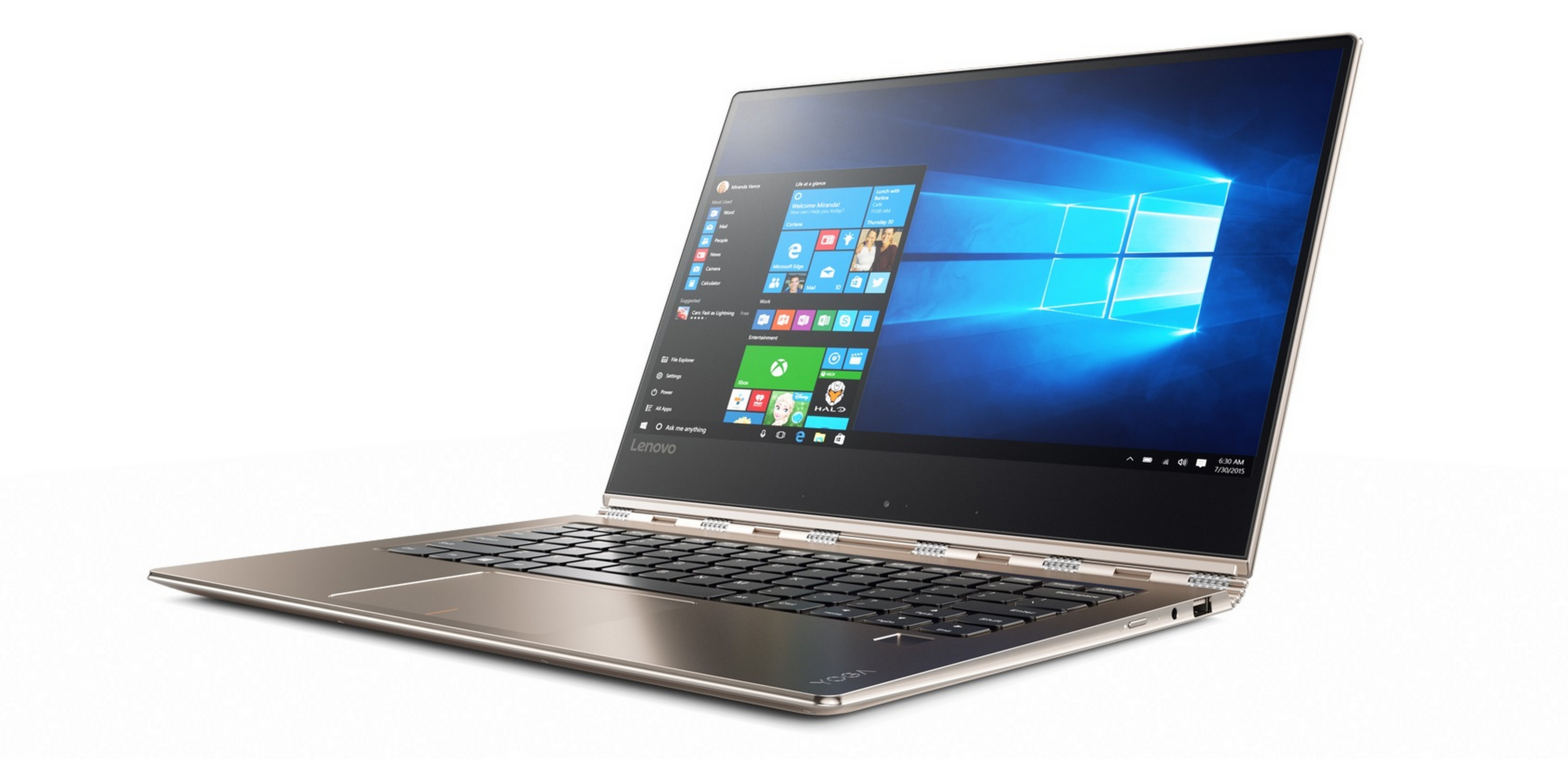 The Lenovo Yoga 910 with Windows 10