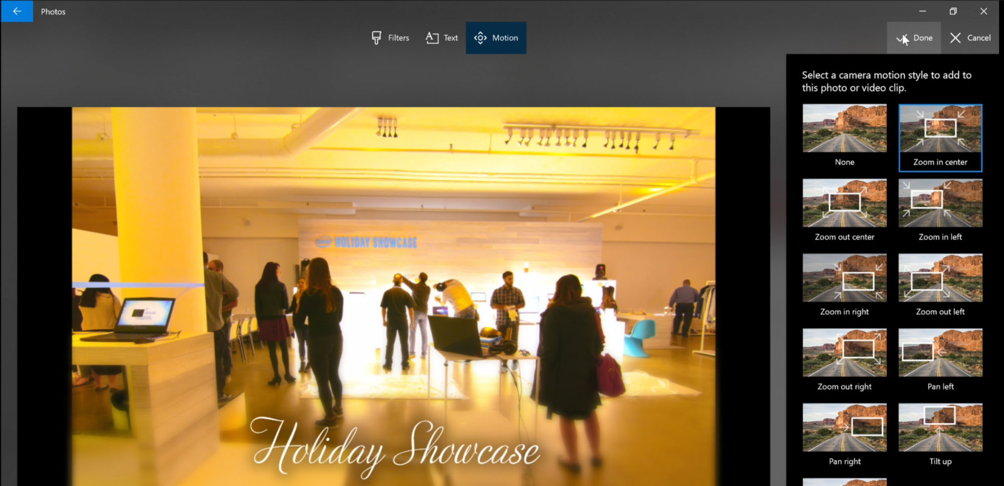 The reimagined Photos app
