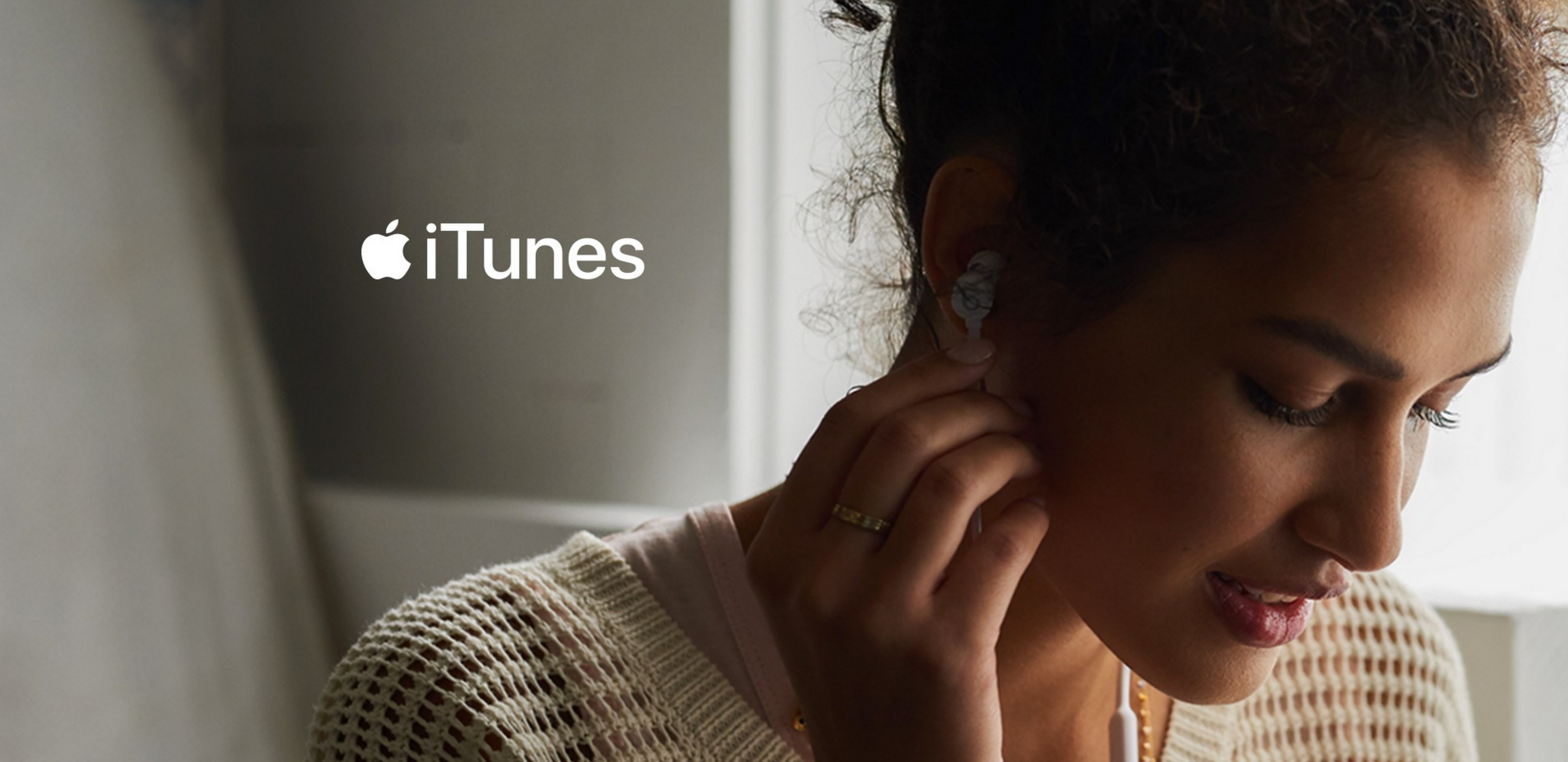 Woman's profile wearing headphones
