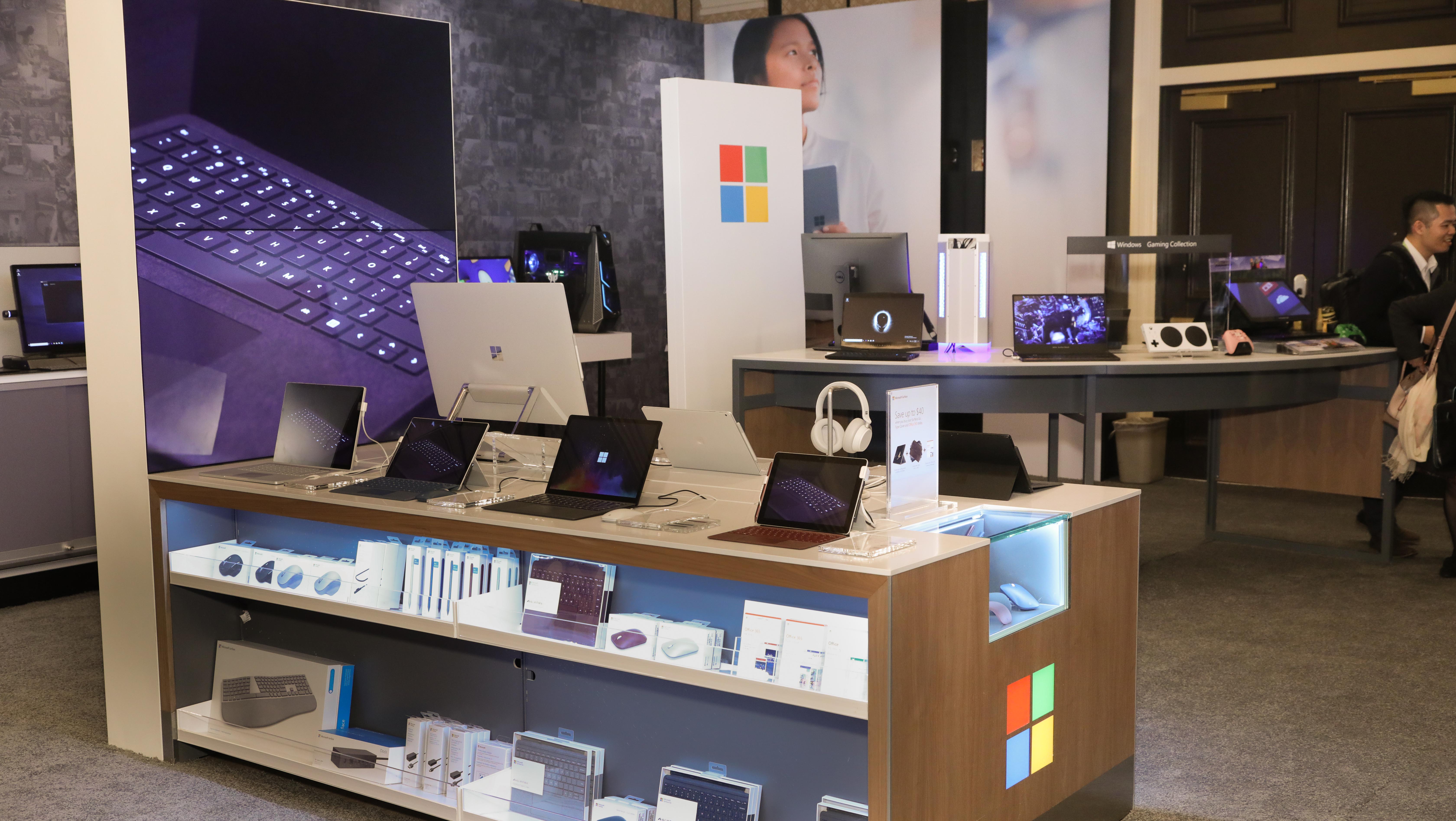 CES show floor