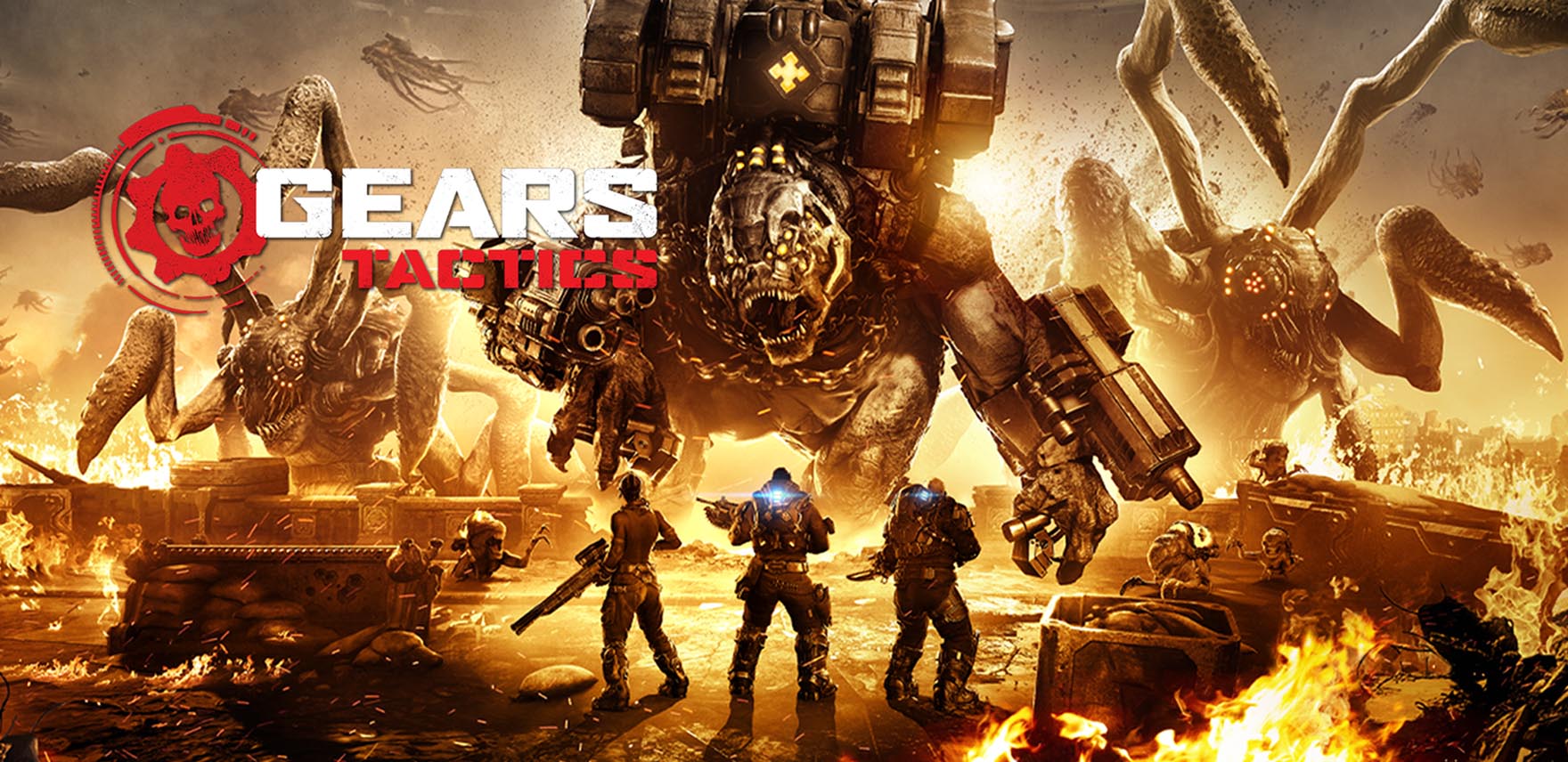Title art for Gears Tactics