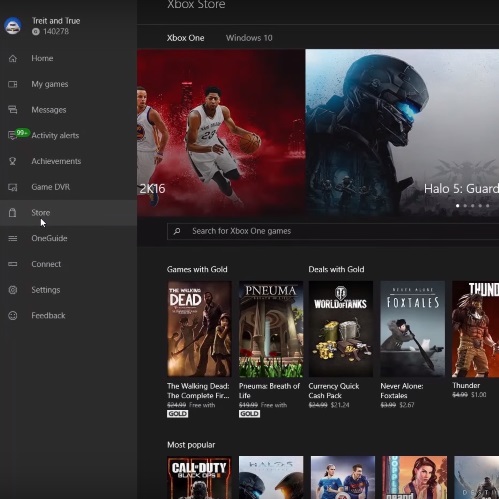 Xbox App on Windows 10