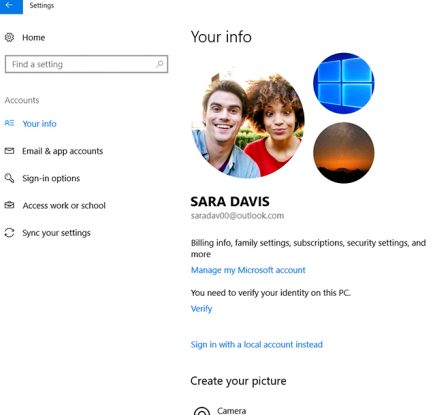 Советы по Windows 10: выберите фото для учетной записи