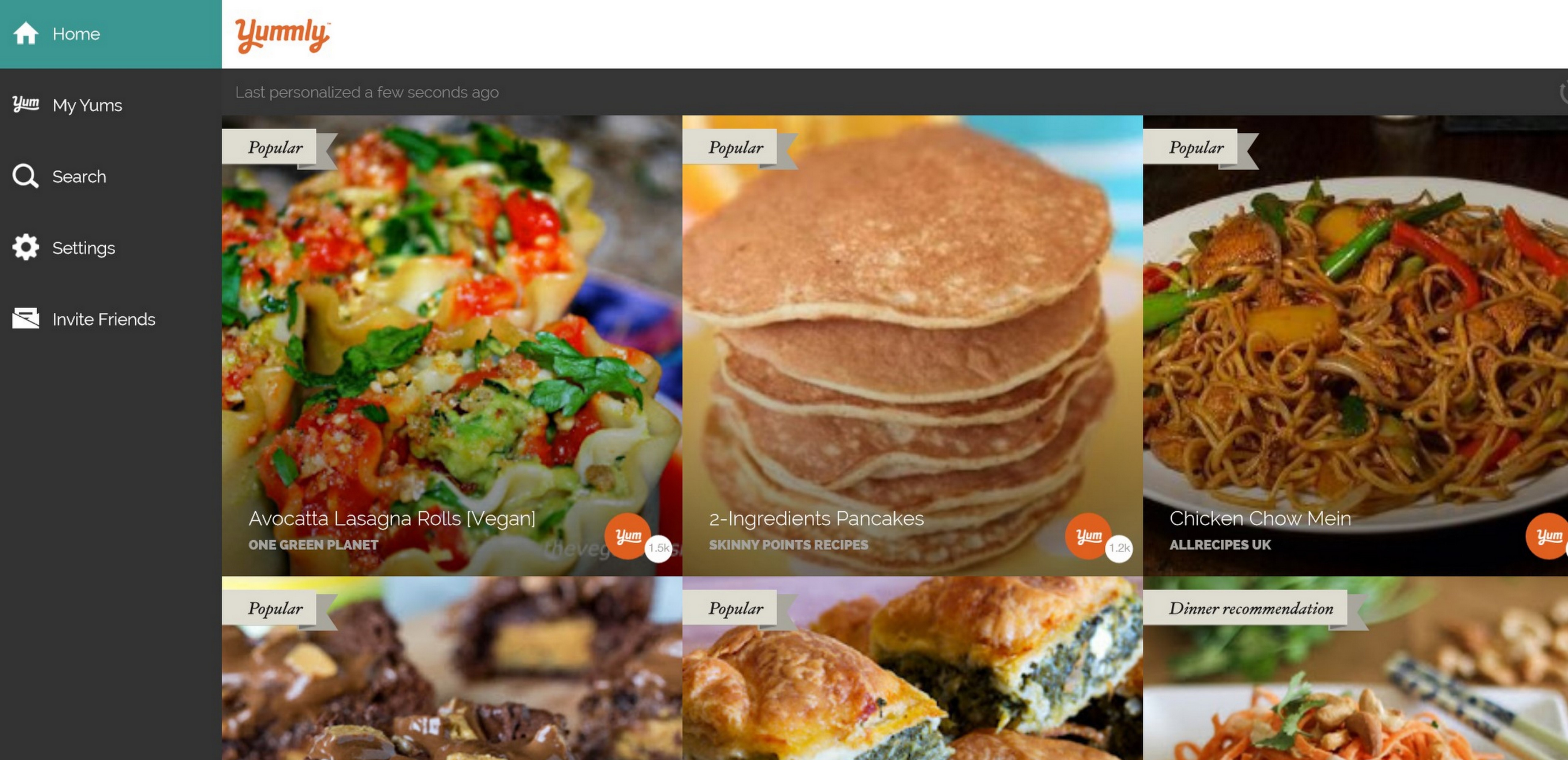 Yummly for Windows 10