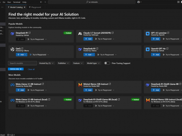 Screenshot of AI Tool
