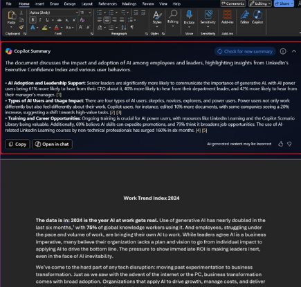 Copilot in Word の活用法: より戦略的なアクションをとるには