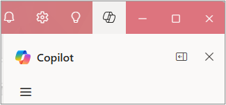 Outlook アプリの Copilot アイコン