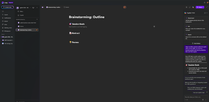 Loop pages