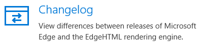 Changelog page icon